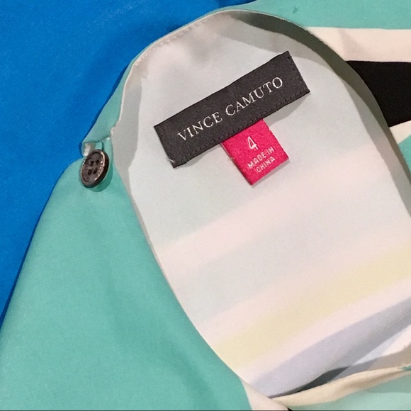 VINCE CAMUTO Pastel Stripe Dress - Picture 4 of 5